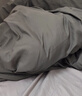 南極人（Nanjiren）冬季被子被芯+四件套+枕芯秋冬單雙人宿舍床上用品被褥全套一整套 灰色+淺灰【一站式購齊】 150*200cm【被套+3斤被芯】 曬單實(shí)拍圖