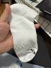 川崎（KAWASAKI）羽毛球襪襪子男毛巾底運動(dòng)短襪6323（三雙裝)  白色 均碼 曬單實(shí)拍圖