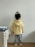 班喜迪女童外套春裝2026新款兒童洋氣上衣寶寶公主衣服春季防風(fēng)衣小童裝 黃色 100 曬單實(shí)拍圖