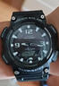 卡西歐（CASIO）大眾指針 太陽(yáng)能防水數字雙顯夜光運動(dòng)休閑男表 AQ-S810W-1AVDF 曬單實(shí)拍圖