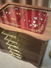 梵瀚實(shí)木首飾收納盒新年禮物復古高檔黃金珠寶飾品收納盒情人節禮物 羅曼 羅馬柱款 六層 紅絨布 全黑胡桃木 曬單實(shí)拍圖