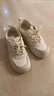 他她TATA女鞋2025年秋小白鞋運動(dòng)時(shí)尚休閑鞋板鞋鞋子 米白 36 曬單實(shí)拍圖