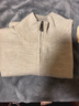 Calvin KleinJeans秋冬男士商務(wù)休閑青年通勤ck半拉鏈立領(lǐng)內搭薄針織衫毛衣 曬單實(shí)拍圖