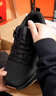 斯凱奇（Skechers）秋冬男鞋厚底耐磨戶(hù)外鞋徒步鞋舒適輕質(zhì)運動(dòng)休閑鞋118123 全黑色/BBK 41 曬單實(shí)拍圖