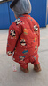 babylove【清倉】嬰兒連體衣冬季加厚夾棉保暖哈衣喜慶過(guò)年衣服拜年外出服 曬單實(shí)拍圖