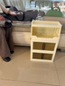 免安裝折疊收納柜客廳零食雜物開(kāi)口柜臥室床頭儲物柜多層置物架子 40面寬【免安裝/可折疊】 1層置物架+2收納箱 曬單實(shí)拍圖