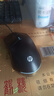 惠普（HP） 有線(xiàn)鼠標 商務(wù)辦公家用經(jīng)典左右手通用對稱(chēng)鼠標有線(xiàn) 電腦筆記本USB接口即插即用 發(fā)光有聲（黑色） 曬單實(shí)拍圖