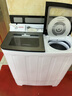 揚子中國揚子集團雙桶雙缸洗衣機半自動(dòng) 40公斤大容量家電  洗大件 節能省水 30公斤加厚玻璃蓋【洗20KG+ 脫10KG】 雙缸 曬單實(shí)拍圖