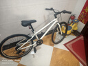 京東京造行云兒童自行車(chē)京東自營(yíng)8-12-15歲山地自行車(chē)學(xué)生男女24寸山野白 曬單實(shí)拍圖