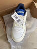 adidas ENTRAP美式校園風(fēng)運動(dòng)少年感復古籃球風(fēng)板鞋男女阿迪達斯 白/藍   42 曬單實(shí)拍圖
