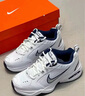 耐克NIKE男秋冬老爹鞋AIR MONARCH IV 運動(dòng)訓練鞋415445-102白藍44 曬單實(shí)拍圖