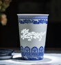 景德鎮陶瓷茶杯青花玲瓏鏤空辦公杯新款可樂(lè )馬克杯家用大容量帶蓋水杯 青花玲瓏群星璀璨 曬單實(shí)拍圖