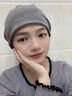 南極人（Nanjiren）月子帽產(chǎn)婦睡帽大頭圍孕婦帽子產(chǎn)后頭巾坐月子防風(fēng)媽媽包頭帽保暖 灰色【孕媽媽專(zhuān)屬 防風(fēng)護頭】 曬單實(shí)拍圖