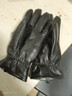 呢好酷真皮毛一體手套冬五分指防寒男女情侶加厚保暖騎車(chē)羊毛滑雪皮手套 加厚黑色[羊皮毛內里厚約9mm] L 曬單實(shí)拍圖