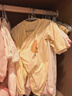 童泰嬰兒連體衣春秋季純棉衣服初生寶寶蝴蝶哈衣爬服和尚服黃色52cm 曬單實(shí)拍圖
