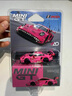 MINIGT 1:64 （現貨）粉恐龍1052 保時(shí)捷 911 GT3 R 合金汽車(chē)模型 粉色｜MGT01052-CH｜塑封紙盒包裝 現貨 曬單實(shí)拍圖