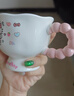 helloKitty凱蒂貓馬克杯陶瓷高顏值家用喝水杯子情人節送女友禮物 粉高腳杯-拍照凱蒂-GFT禮盒-全套 曬單實(shí)拍圖