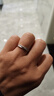 唯一（Winy）情人節禮物女朋友999純銀情侶戒指一對男女款求婚告白生日對戒 曬單實(shí)拍圖