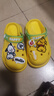 兒童涼拖鞋男童女童夏季外穿軟底防滑家居可愛(ài)卡通寶寶洞洞包頭鞋 黃色 26 -27碼 鞋內長(cháng)16cm 曬單實(shí)拍圖