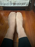 南極人女士襪子女秋冬【100%純棉】抑菌防臭無(wú)骨抗起球吸汗透氣中長(cháng)筒襪 曬單實(shí)拍圖