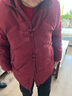 雪中飛中老年媽媽裝羽絨服女中長(cháng)冬裝中式騏驥紅色奶奶加厚防寒保暖外套 曬單實(shí)拍圖