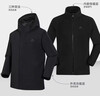 拓路者林更新同款朱雀沖鋒衣男三合一抓絨硬殼戶(hù)外防風(fēng)保暖外套登山服 黑色 抓絨兩件套 L 曬單實(shí)拍圖