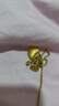 六福珠寶足金絲綢金愛(ài)心黃金吊墜掛墜不含項鏈 計價(jià) GJGTBP0001 1.99克(含工費378元) 曬單實(shí)拍圖
