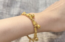 老鋪黃金古法手工足金手鏈·平安鈴手鏈 9顆響鈴款金重約32.8g 曬單實(shí)拍圖