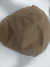 四季款純棉前進(jìn)帽純色復古英倫風(fēng)報童帽女士簡(jiǎn)約百搭文藝貝雷帽男 卡其色 M （55-59cm） 曬單實(shí)拍圖