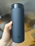 米家 保溫杯 316不銹鋼水杯 男女士杯子 大容量茶杯便攜 350ml黑色 曬單實(shí)拍圖
