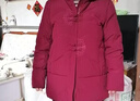 雪中飛中老年媽媽裝羽絨服女中長(cháng)冬裝中式騏驥紅色奶奶加厚防寒保暖外套 曬單實(shí)拍圖