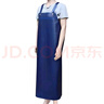 似晨繽紛 80絲牛筋皮圍裙 加厚加長(cháng)工業(yè)圍腰耐酸堿反穿衣工廠(chǎng)工作服 藍色 曬單實(shí)拍圖