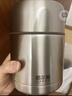 哈爾斯（HAERS）燜燒杯316不銹鋼304保溫飯盒粥罐悶燒壺男女學(xué)生帶飯保溫桶餐盒 鋼本色-316無(wú)縫內膽+手提包 1L 曬單實(shí)拍圖
