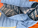 mont·bell 羽絨服男款秋冬輕薄800蓬鵝絨沖鋒衣內膽保暖舒適外套 1101666 BL藍色 M 曬單實(shí)拍圖