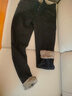 箐箐花加絨加厚小腳牛仔褲女秋冬2025年新款高腰顯瘦百搭彈力修身鉛筆褲 5829黑色（加絨） L /28(105-115斤) 曬單實(shí)拍圖