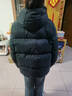 安踏兒童羽絨服女大童裝2025年冬季新款加厚保暖連帽戶(hù)外上衣棉衣外套 基礎黑-5 165 曬單實(shí)拍圖