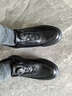 沙馳（SATCHI）男鞋新品時(shí)尚旋轉扣休閑板鞋男牛皮舒適防滑耐磨一腳蹬商務(wù)皮鞋男 黑色-X20462092 40 比運動(dòng)鞋偏大一碼 曬單實(shí)拍圖