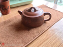 藏壺天下宜興紫砂壺純手工國工朱倩冰刻如意井欄原礦大紅袍家用茶具泡茶壺 如意井欄 200ml 曬單實(shí)拍圖