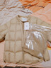 香影棉花糖圍巾領(lǐng)羽絨服女2025冬季新款白鴨絨巨好看短款黃色外套 透明黃 S 曬單實(shí)拍圖