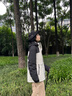 探路者（TOREAD）【冰川Classic】沖鋒衣三合一套羽絨服戶外徒步登山秋冬保暖外套 極地白黑色-TAWWBM90706 M 曬單實拍圖