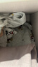 果殼（Gukoo）睡衣女春秋款迪士尼新款米奇寬松斜肩女士家居服套裝 淺麻灰 M 曬單實(shí)拍圖