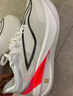碳影新款飛電5u前掌碳板網(wǎng)面透氣競速防滑跑鞋超輕減震體考訓練跑步鞋 飛電5C-標準白【減震+碳板】 41  (255mm) 曬單實(shí)拍圖