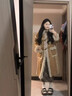 許我耀眼趙露思同款高品質(zhì)皮毛一體外套女冬加絨加厚環(huán)保皮草大衣 卡其色長(cháng)款 S 碼 90-130斤 曬單實(shí)拍圖