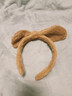 可愛(ài)毛絨兔耳朵發(fā)箍女洗臉頭箍秋冬發(fā)卡2023新款化妝敷面膜發(fā)帶捆 毛絨兔耳朵發(fā)箍1個(gè) 曬單實(shí)拍圖
