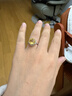 HKHL 【附證書(shū)】925銀天然黃水晶戒指女開(kāi)口戒輕奢高檔新年禮物送老婆 天然黃水晶開(kāi)口戒指【證書(shū)+輕奢禮盒】港度12-13號 曬單實(shí)拍圖