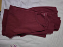 仕樂(lè )純棉大碼保暖內衣套裝精梳棉圓領(lǐng)秋衣秋褲中厚微彈線(xiàn)衣線(xiàn)褲本命年 棗紅/男 XL 曬單實(shí)拍圖
