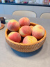 尤克達蒂（yookdd）水果籃子藤編筐客廳干果盤(pán)零食水果盤(pán)圓形饅頭筐手工編織家用托盤(pán) 中號 曬單實(shí)拍圖