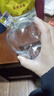 歐恩蒂一斤裝白酒瓶空瓶自釀酒密封帶蓋玻璃瓶果酒酒罐分裝磨砂通透加厚 1個(gè) 500ml 圓球透明 曬單實(shí)拍圖