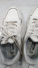 回力女鞋運動(dòng)鞋女2025冬季新款官方小白鞋子女百搭休閑軟底輕便跑步鞋 白灰【皮面款】 38 (240mm) 標準尺碼，正常拍 曬單實(shí)拍圖
