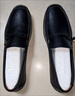奧康（Aokang）商務(wù)休閑皮鞋舒適軟底駕車(chē)鞋低幫套腳懶人樂(lè )福鞋一腳蹬黑39碼 曬單實(shí)拍圖